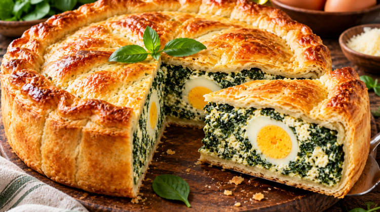 Torta Pasqualina Recipe: Traditional Italian Easter Spinach and Ricotta Pie